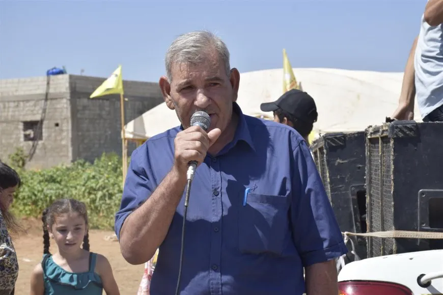 تقديم واجب العزاء لذوي مقاتل قسد دلخواز حسكة