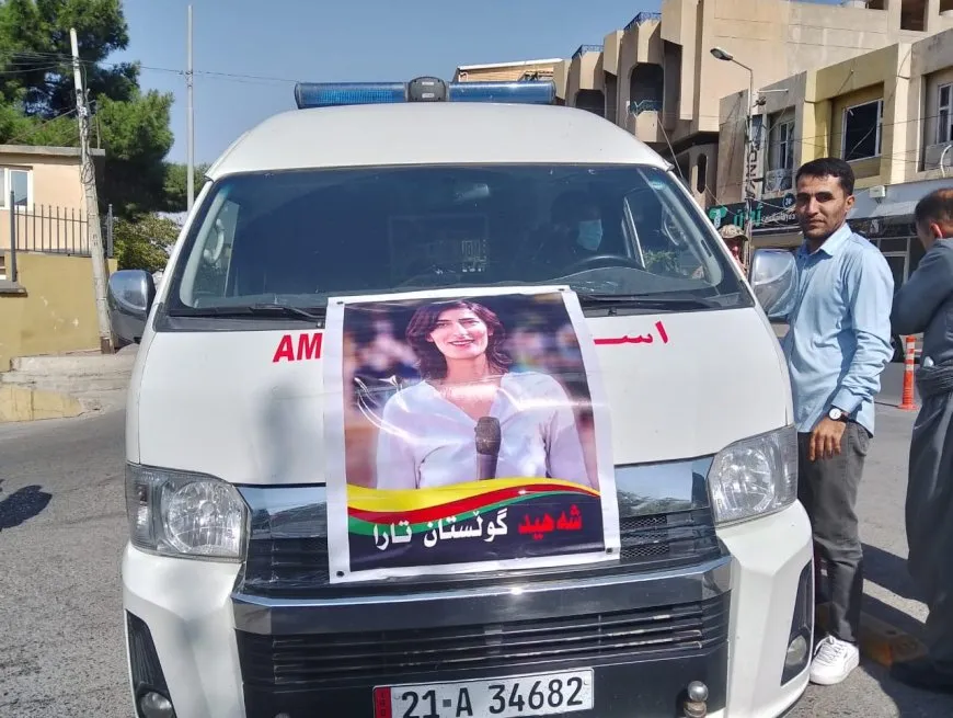 نقل جثمان الشهيدة كلستان تارا إلى شمال كردستان
