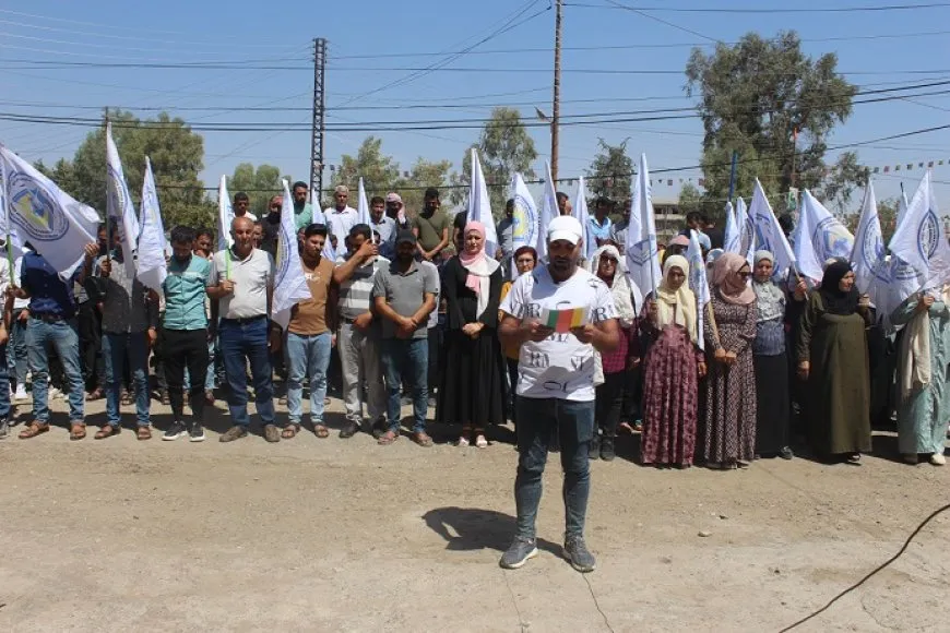 رد أهالي جل آغا على محاولة القوات الروسية تسيير دورية مشتركة مع تركية بالقوة