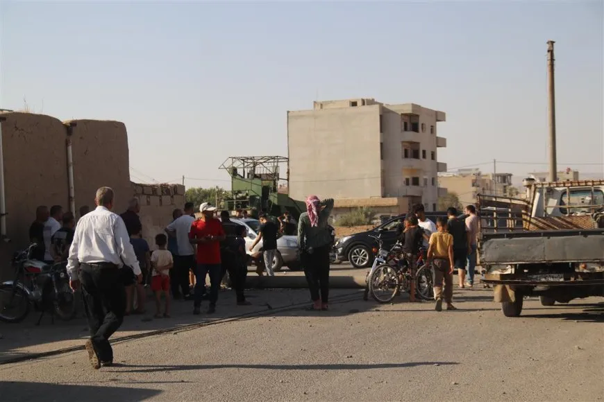 دوي انفجار في مدينة عامودا ناجم عن استهداف الجهة الشرقية