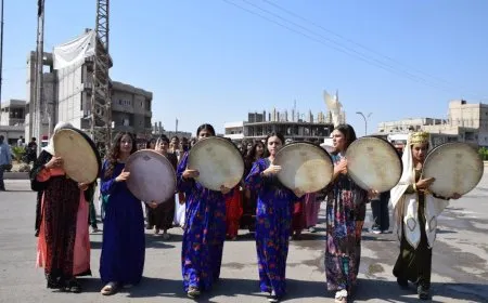 انطلاق فعاليات مهرجان الشهيدة برجم في كوباني بنسخته الثانية