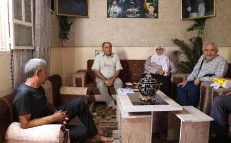 المبادرة السورية لحرية القائد عبد الله أوجلان تزور الوطنيين القدامى