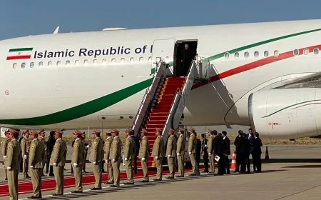 الرئيس الإيراني يصل هولير
