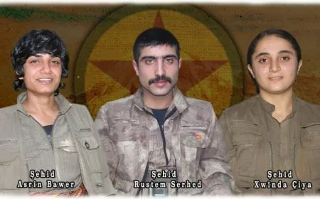 HPG تكشف سجلّ مقاتلتين ومقاتل استشهدوا في خاكورك