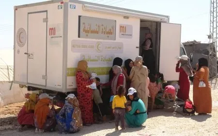 فريق طبي يستجيب لنداءات مخيم مهجّري كري سبي