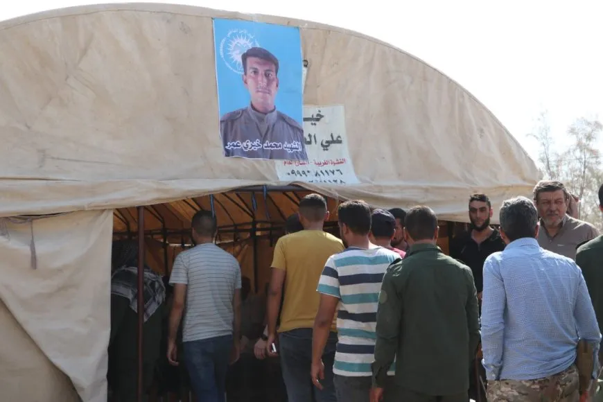 تقديم واجب العزاء لذوي عضو قوى الأمن الداخلي الشهيد محمد عمر