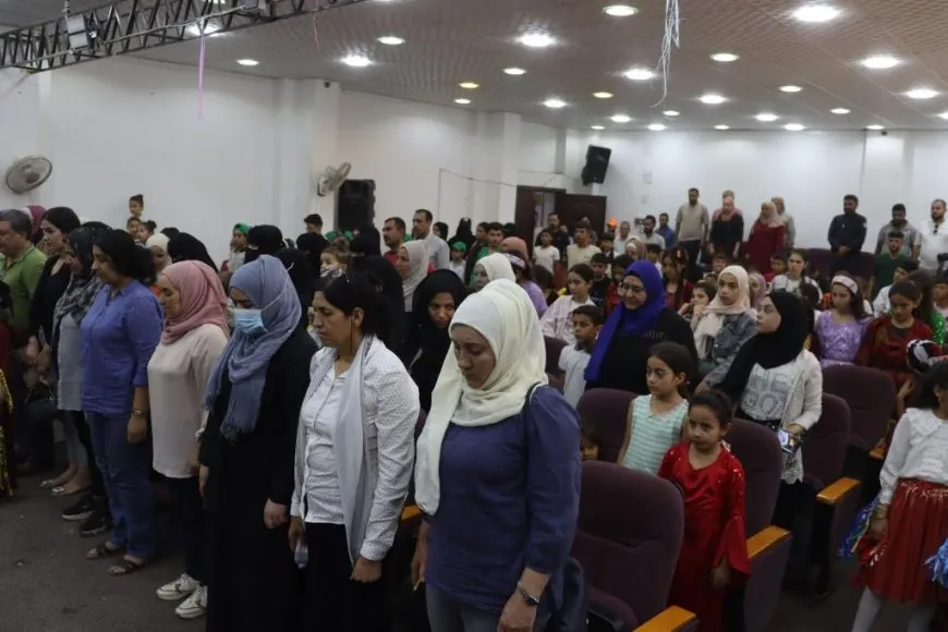 تكريم الأطفال المشاركين في مهرجان الطفولة الخامس بالرقة