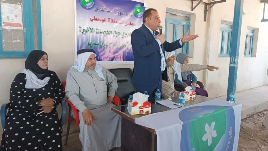 اجتماع جماهيري في مخيم المحمودلي للحديث عن المستجدات السياسية