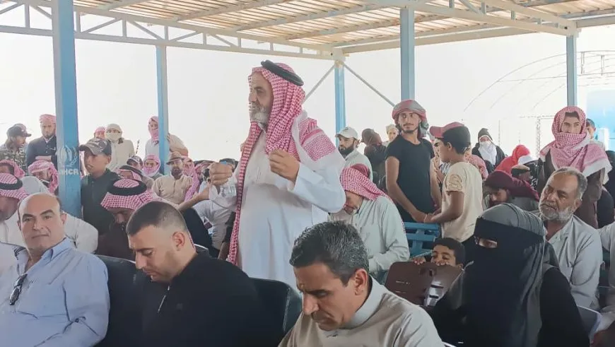 اجتماع جماهيري في مخيم المحمودلي للحديث عن المستجدات السياسية