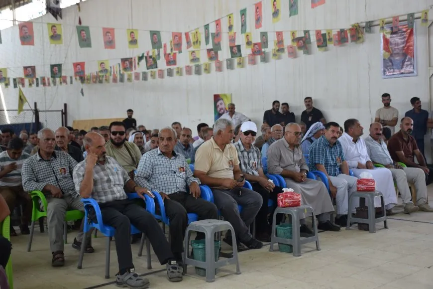 مراسم غيابية لمقاتل قوات الدفاع الشعبي الشهيد موردم أيلول