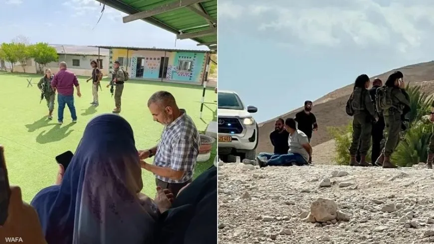 مستوطنون إسرائيليون يقتحمون مدرسة ويعتدون على الطلبة والمعلمين