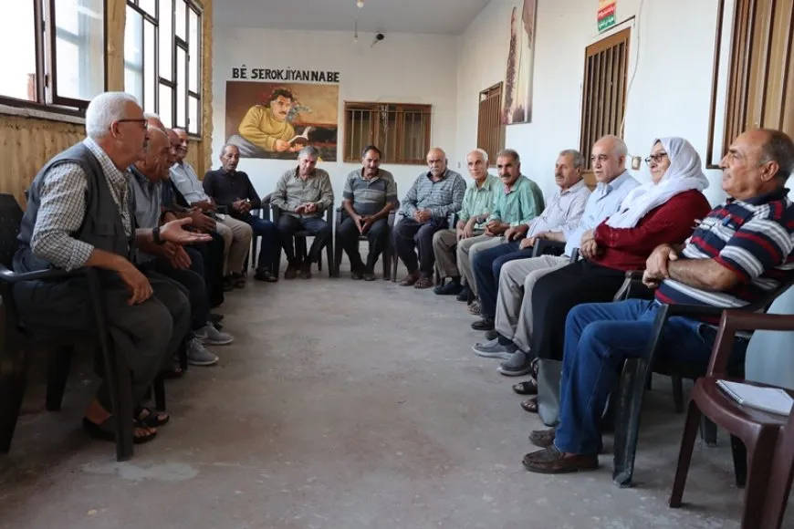 مبادرة الحرية للقائد عبدالله أوجلان تجتمع مع أهالي قامشلو
