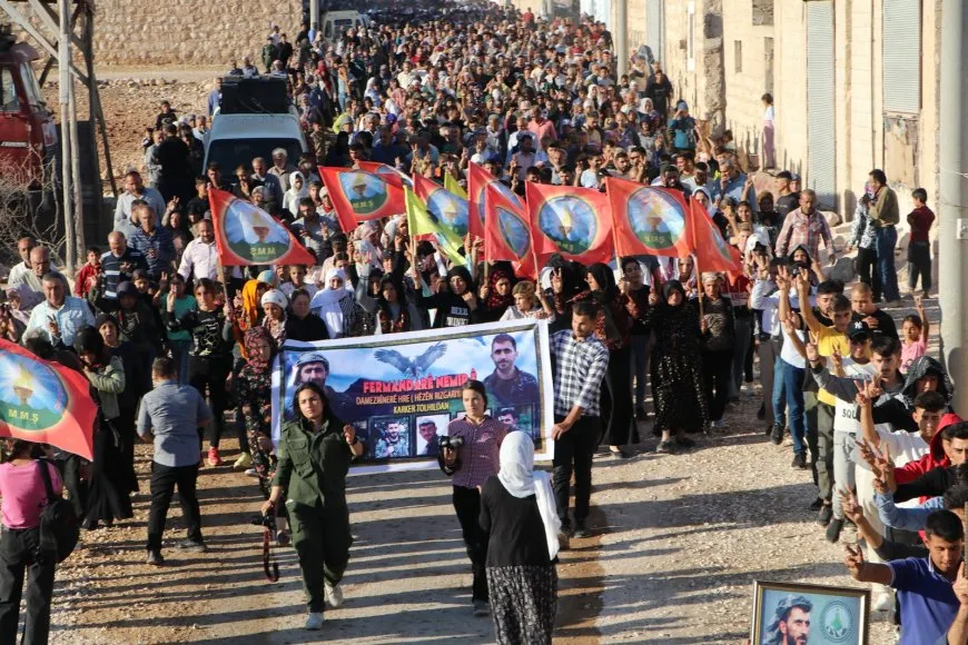 مراسم غيابية لقيادي قوات تحرير عفرين كاركر تولهلدان