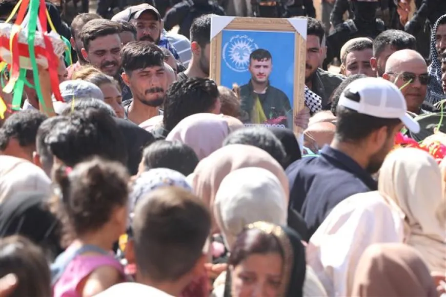 تشييع جثامين أربعة شهداء من قسد وقوى الأمن الداخلي في الحسكة