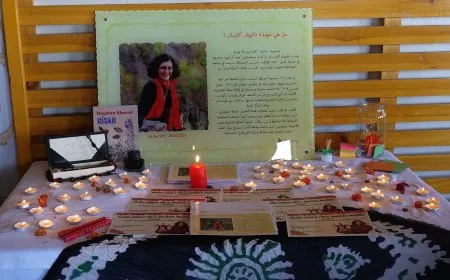 إحياء ذكرى استشهاد المناضلة ناكهان أكارسال في مقاطعة الطبقة