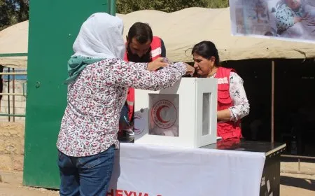 أهالي جل آغا وديرك يتبرّعون لدعم الوافدين من لبنان