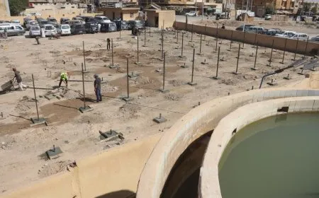 بلدية هجين تبدأ بتنفيذ مشروع تشغيل محطة المياه عبر الطاقة البديلة 