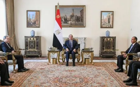 الرئيس المصري يلتقي العراقجي ويبحثان "التطورات الجارية بالمنطقة"