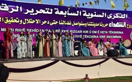 عرس وطني في احتفالية سنوية تحرير الرقة الـ7