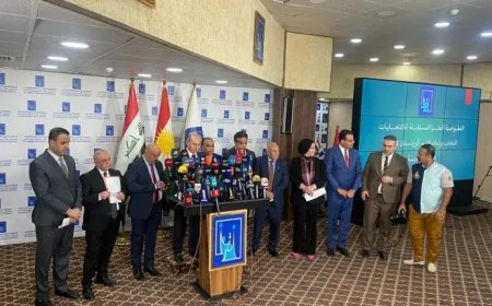 النتائج الأولية لانتخابات برلمان إقليم جنوب كردستان الفيدرالي