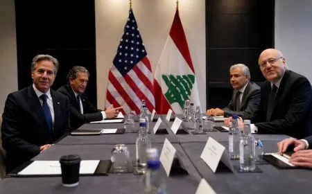 بلينكن: التوصل لحل دبلوماسي للصراع في لبنان ضرورة ملحة