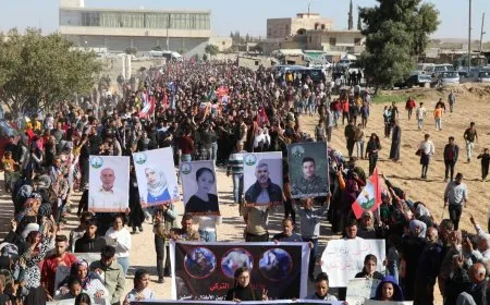  تشييع جثامين شهداء القصف التركي على "اتل رفعت" ومقاتل من قوات تحرير عفرين