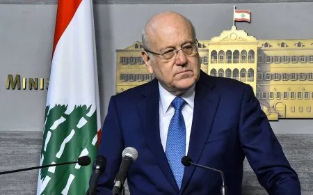 ميقاتي: الإنذارات الإسرائيلية لإخلاء مدن من سكانها جريمة حرب