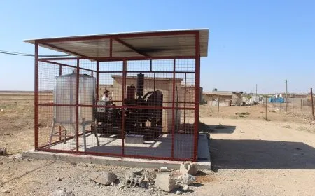 خطوة لتشغيل آبار المياه بعد الأزمة التي نتجت عن القصف التركي للمنشآت الحيوية