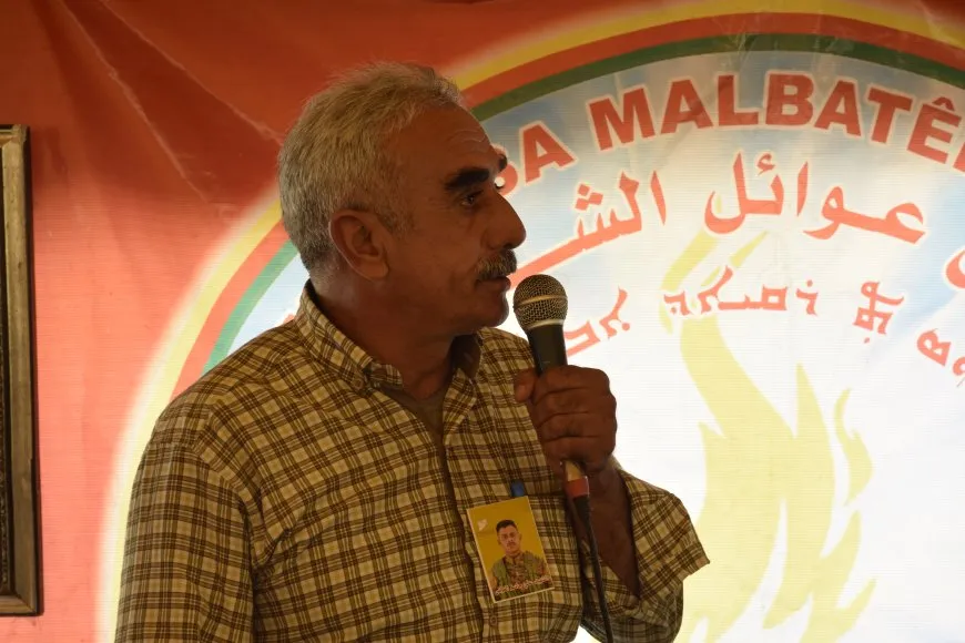 تقديم واجب العزاء لذوي مقاتل قوات سوريا الديمقراطية علي العوض