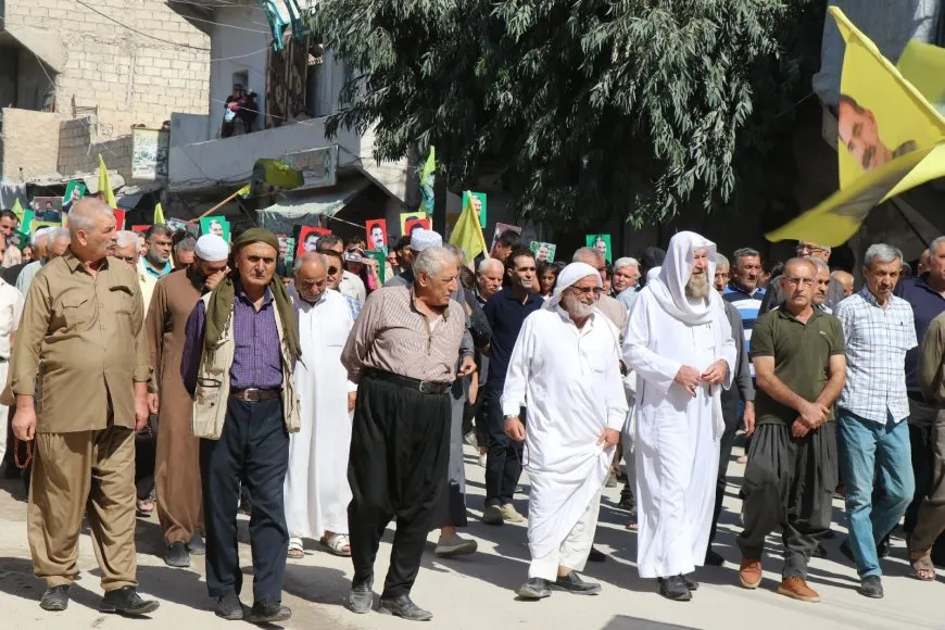 تظاهرة حاشدة في حلب تنديداً بالمؤامرة الدولية