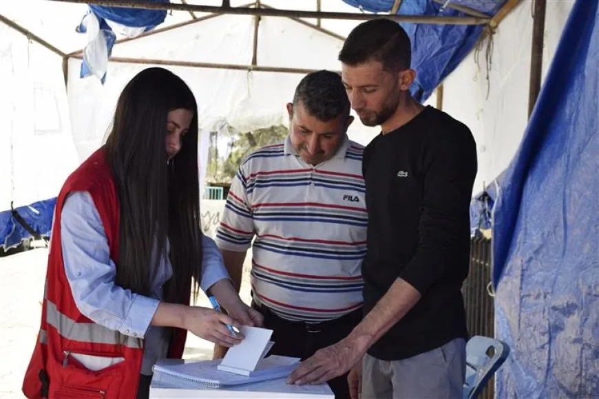 تل تمر.. خلية أزمة وخيمة جمع تبرعات لوافدي لبنان