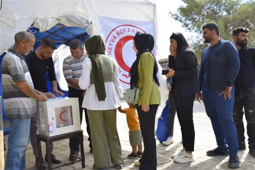 تل تمر.. خلية أزمة وخيمة جمع تبرعات لوافدي لبنان
