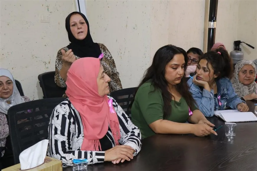 التوعية بالكشف المبكر عن سرطان الثدي محور محاضرة 