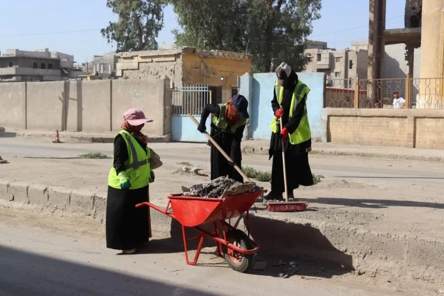 بلدية الشعب في الرقة تطلق مبادرة للنظافة