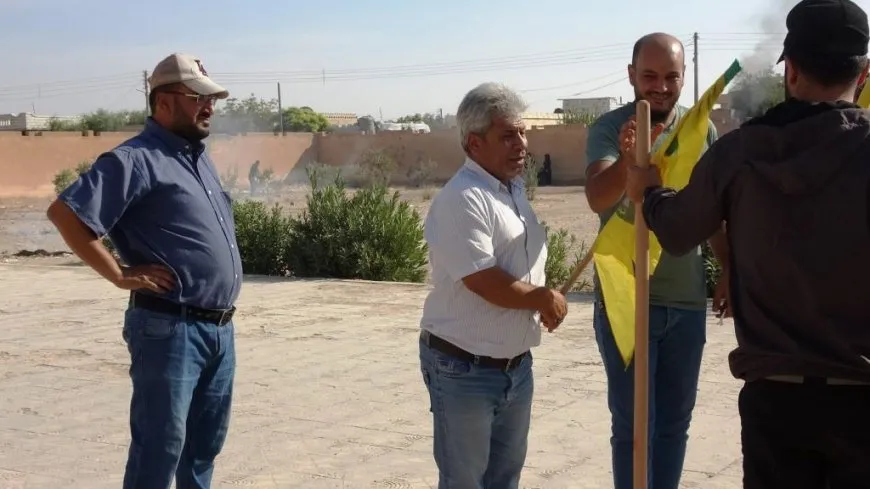 حملة نظافة في عين عيسى تشجيعاً على العمل التطوعي