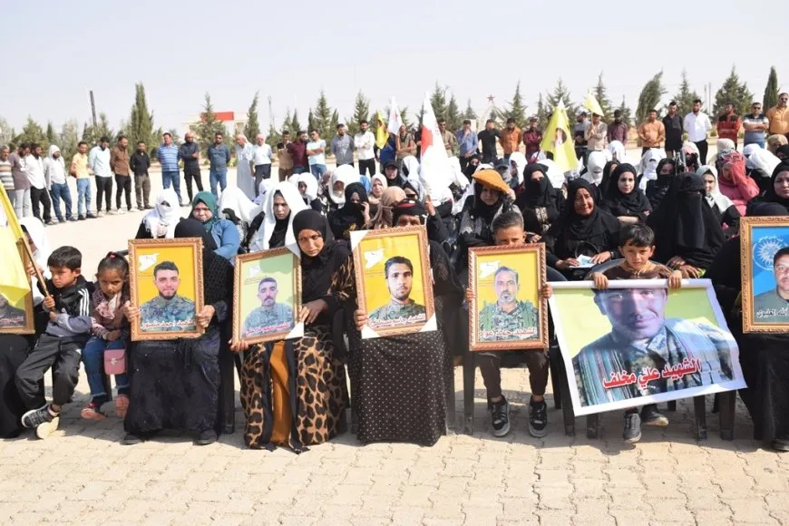 PYD وعوائل شهداء الشدادي يستذكرون شهداء تشرين الأول