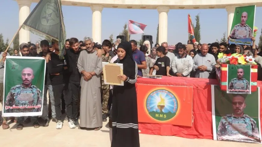 تشييع جثمان مقاتل قوات الكوماندوس محمد الموح