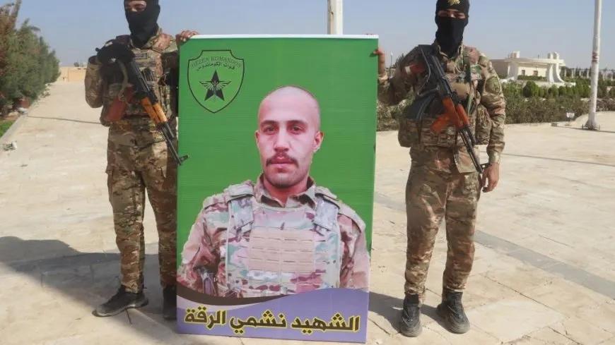 تشييع جثمان مقاتل قوات الكوماندوس محمد الموح