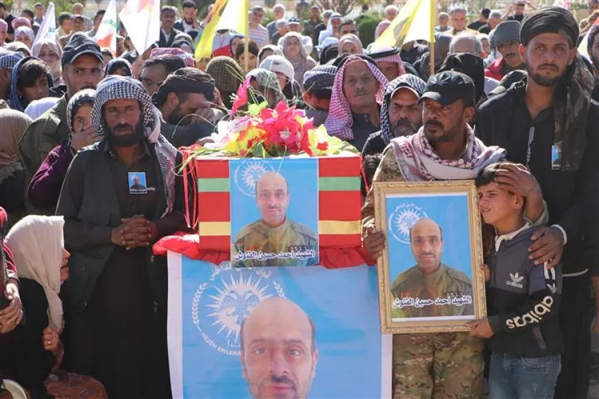 مزار الشهداء في الحسكة يحتضن جثمان عضو قوى الأمن الداخلي أحمد الفنوش