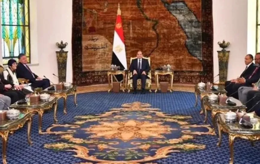 السيسي يبحث مع مجلس النواب الأمريكي الحرب الدائرة في غزة ولبنان