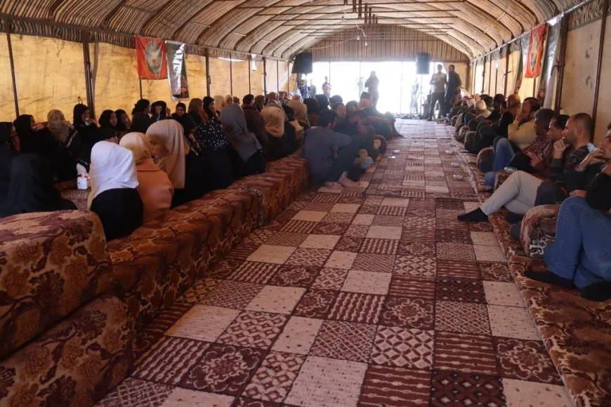 تقديم واجب العزاء لذوي مقاتل قوات الكوماندوس الشهيد حسن الحمد