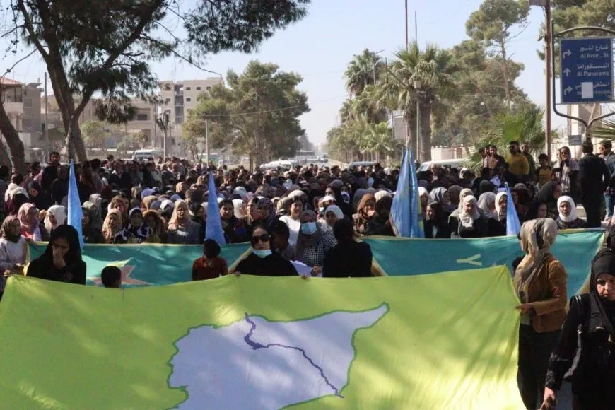 سلسلة فعالية منددة بهجمات الاحتلال التركي على إقليم شمال وشرق سوريا