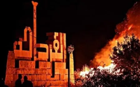 مقتل وإصابة 8 أشخاص بانفجار جسم مجهول أثناء إخماد حريق القرداحة