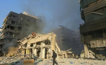 جرحى في غارة إسرائيلية على الضاحية الجنوبية لبيروت