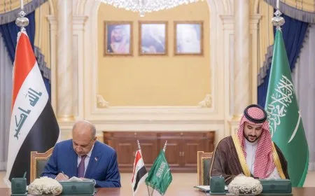 العراق والسعودية يوقعان مذكرة تفاهم للتعاون العسكري