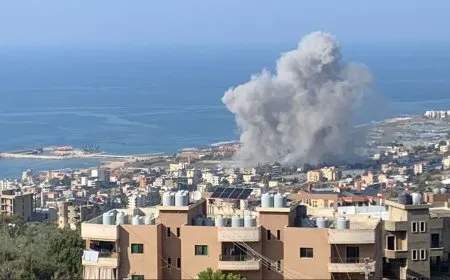 مقتل 20 شخصاً وإصابة 14 آخرين في غارات إسرائيلية على بلدة بلبنان