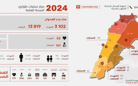 مقتل 52 شخصاً في 121 غارة إسرائيلية على لبنان خلال الـ 24 ساعة الماضية