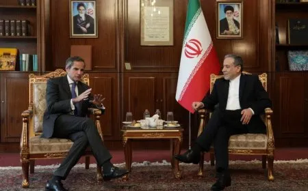 غروسي يلتقي وزير الخارجية الإيراني