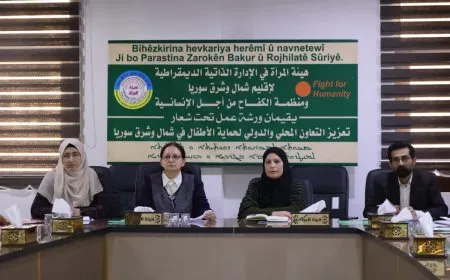 ورشة عمل حول تعزيز التعاون لحماية الأطفال في إقليم شمال وشرق سوريا