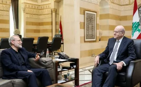 ميقاتي للاريجاني: ندعو لعدم اتخاذ مواقف تولد حساسيات لدى أي فريق لبناني